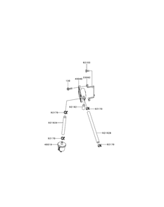 Kawasaki Fx850-S11 Fuel Tank And Valve Diagram and Parts List for S6031-KW 53DI8DU6050-31HP Cub Cadet Lawn Tractor